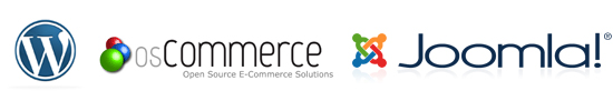 Wordpress Joomla osCommerce
